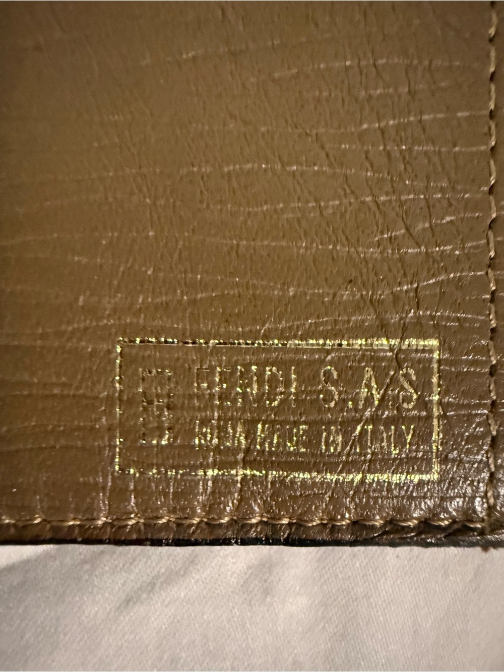 Fendi Tan Brown FF Logo Long Wallet - Picture 7 of 10